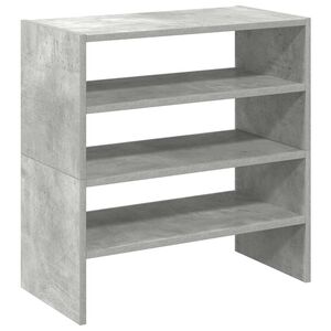 vidaXL kenk&auml;telineet 2 kpl Pinottava Betoni Harmaa 60x30x30,5 cm