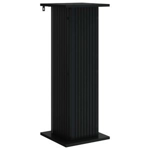 vidaXL Kasviteline Musta 30,5 x 30 x 80,5 cm Tekninen puu