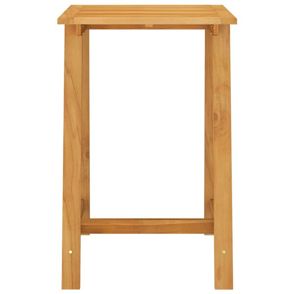 vidaXL Puutarhan baaripöytä 70x70x104 cm täysi akaasiapuu
