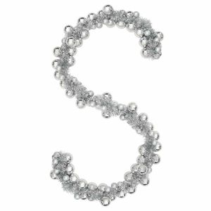 vidaXL Joulupallo Garland LEDi&auml; Hopea 186 cm Polystyreeni