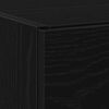 vidaXL Kylpyhuonekaappi Musta tammi. 59 x 37 x 59 cm Tekninen puu