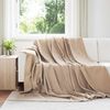 vidaXL Heittop&auml;&auml;llys 6 pcs Camel 270 x 240 cm Fleese