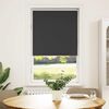 vidaXL Rullaverho Blackout Musta 80x130 cm Kankaan leveys 75,7 cm