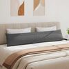 vidaXL Sohvatyynyt 2 pcs Tumma harmaa 200 x 40 cm kangas