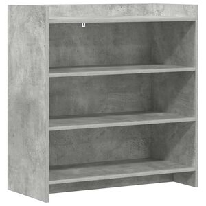 vidaXL Sivup&ouml;yt&auml; Betoninharmaa 75 x 36 x 80 cm Tekninen puu