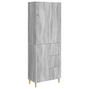 vidaXL Kaappisarja 2 pcs Harmaa Sonoma 66 x 34,5 x 90 cm Tekninen puu