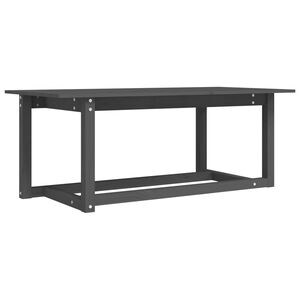 vidaXL Sohvap&ouml;yt&auml; harmaa 110x55x45 cm t&auml;ysi m&auml;nty