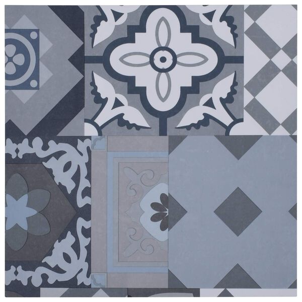 vidaXL Lattiapaneelit 55 pcs Moniv&auml;rinen 5,11 m&sup2; Polyvinyylikloridi