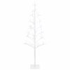 vidaXL LED-valonauhakuusi valkoinen 18 x 18 x 120 cm Ter&auml;s 140 LEDi&auml;