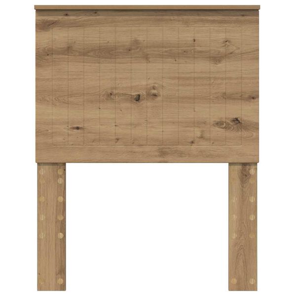 vidaXL Päätylevy päätyllä Artisan tammi 75 cm Tekninen puu