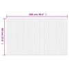 vidaXL Matto suorakaide ruskea 60x100 cm bambu