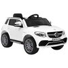 vidaXL Lasten auto Mercedes Benz GLE63S muovi valkoinen