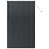 vidaXL Venetsialaiset Verhot Musta 220 x 135 cm Alumiini