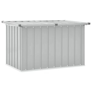 vidaXL Puutarhan varastoarkku harmaa 109x67x65 cm