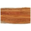 vidaXL P&ouml;yt&auml;levy 100x60x3,8 cm suorakaide t&auml;ysi akasiapuu el&auml;v&auml; reuna