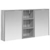 vidaXL Kylpyhuoneen kaappisetti 3 kpl 116 x 16 x 62,5 cm Tekninen puu
