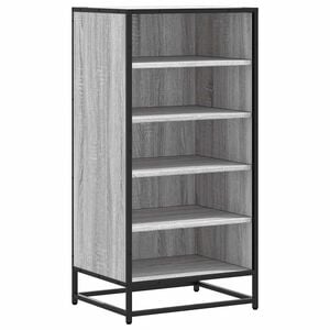 vidaXL Kenk&auml;teline harmaa Sonoma 48x38x97,5 cm tekninen puu