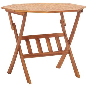 vidaXL Kokoontaittuva puutarhap&ouml;yt&auml; 90x75 cm t&auml;ysi akaasiapuu