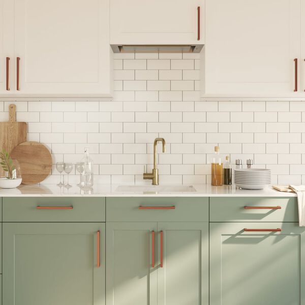 vidaXL Kaapin kahvat 10 kpl pronssi 192 mm ruostumaton ter&auml;s