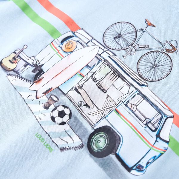 Lasten T-paita vaaleansininen 104