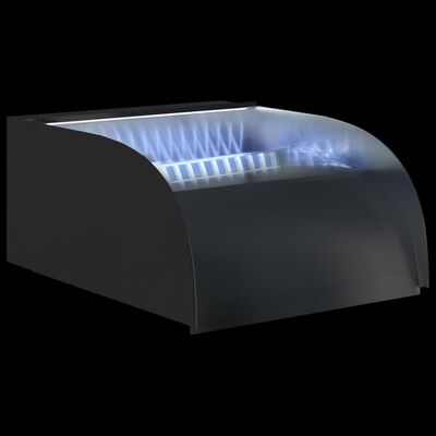 vidaXL Vesiputous LED-valoilla 304 ruostumaton teräs 30x34x14 cm