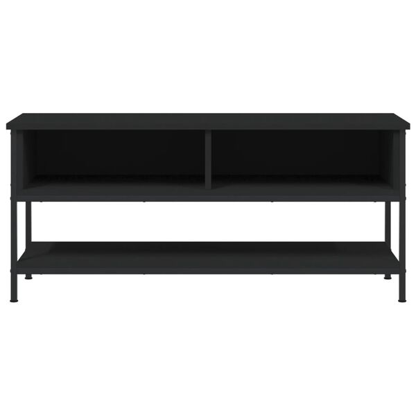 vidaXL TV-taso musta 100x35x45 cm tekninen puu