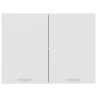 vidaXL Seinäkaappi valkoinen 80x31x60 cm lastulevy