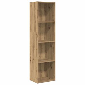 vidaXL Kirjahylly artesaani tammi 40x30x152 cm tekninen puu