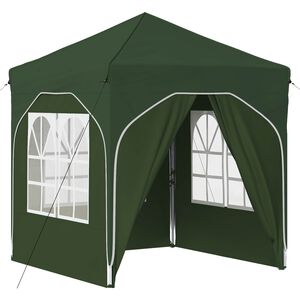 vidaXL Pop-up Juhlateltta 192 x 192 x 245 cm Vihre&auml;