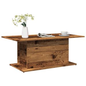 vidaXL Sohvap&ouml;yt&auml; vanhaa puuta 102x55,5x40 cm lastulevy