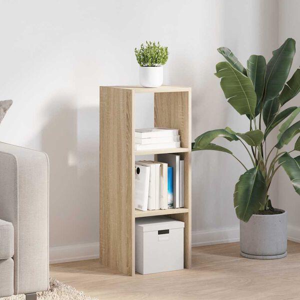 vidaXL kirjahylly pinottava Sonoma tammi 30x30x80 cm tekninen puu