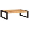 vidaXL Kylpyhuoneshelf Ruskea 80 x 50 x 23 cm Kovan karkean mangopuun