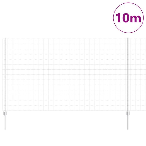 vidaXL Aita ja Tuki Hopea 1,4 x 10 m Ter&auml;s