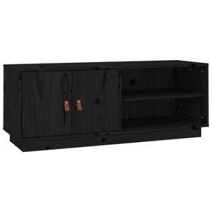 vidaXL TV-taso musta 105x34x40 cm t&auml;ysi m&auml;nty