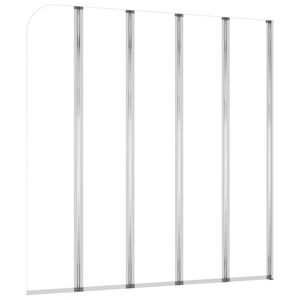 vidaXL Kylpyammeen sein&auml; 120x140 cm karkaistu lasi l&auml;pin&auml;kyv&auml;