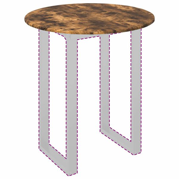 vidaXL P&ouml;yt&auml;levy Savutammi 80 x 80 x 1,5 cm Tekninen puu