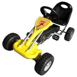 vidaXL Polkuauto Keltainen