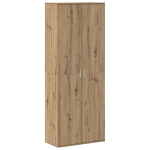 vidaXL Korkea kaappi 70 x 33.5 x 180 cm Tekninen puu Artisan tammi