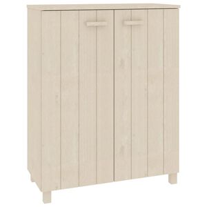 vidaXL Kenk&auml;kaappi HAMAR hunajanruskea 85x40x108 cm t&auml;ysi m&auml;nty