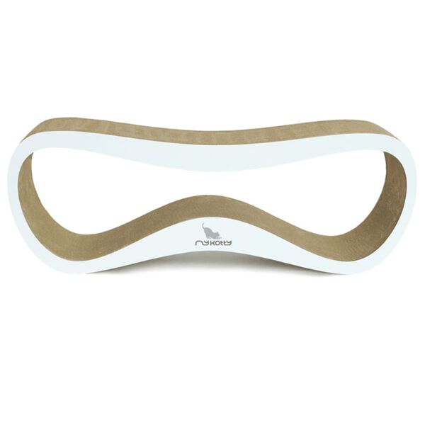 MyKotty Kissan raapimalauta LUI 75x25x25 cm valkoinen