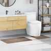 vidaXL Liukumaton kylpyhuoneen matto-setti 2 pcs Ruskea PP