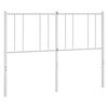 vidaXL Metallinen vaihtop&auml;&auml;ty valkoinen 135 cm