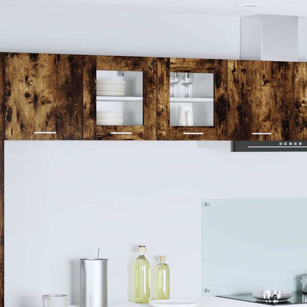 vidaXL Henkarikaappi ovella Savup&auml;hkin&auml; 40 x 31 x 40 cm Tekninen puu