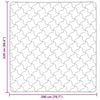 vidaXL Koko Vuoden Peitto Quiltottu Antrasiitti 200 x 220 cm