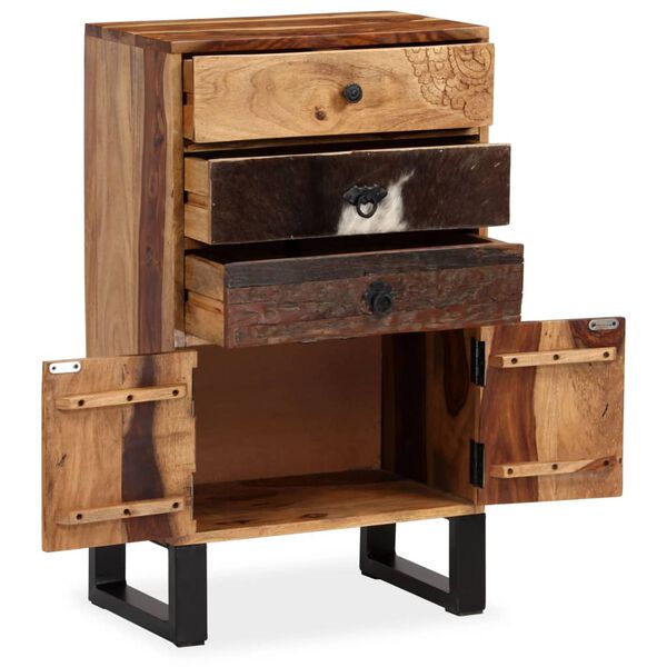 vidaXL Senkki kiinte&auml; akaasiapuu 50x30x86 cm