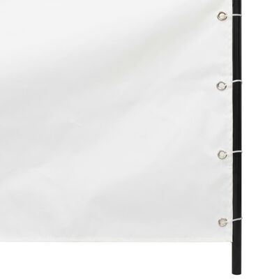 vidaXL Pystymarkiisi Oxford-kangas 140x240 cm valkoinen