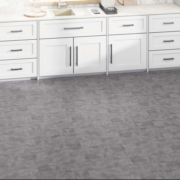 vidaXL Lattialankut 36 pcs Betoni Harmaa 5,02 m&sup2; Polyvinyylikloridi