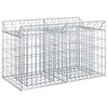 vidaXL Gabion Kohotettu Peti Hopea