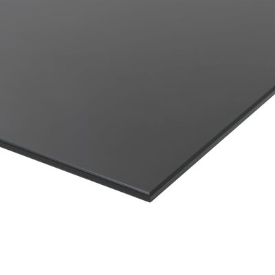 vidaXL Seinäkiinnitteinen magneettinen musta tussitaulu lasi 100x60 cm