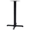 vidaXL Bistrop&ouml;yd&auml;n jalka musta 56x56x72 cm valurauta
